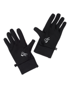 Pair of black gloves with Jägermeisters 'Serve Ice Cold' logo.