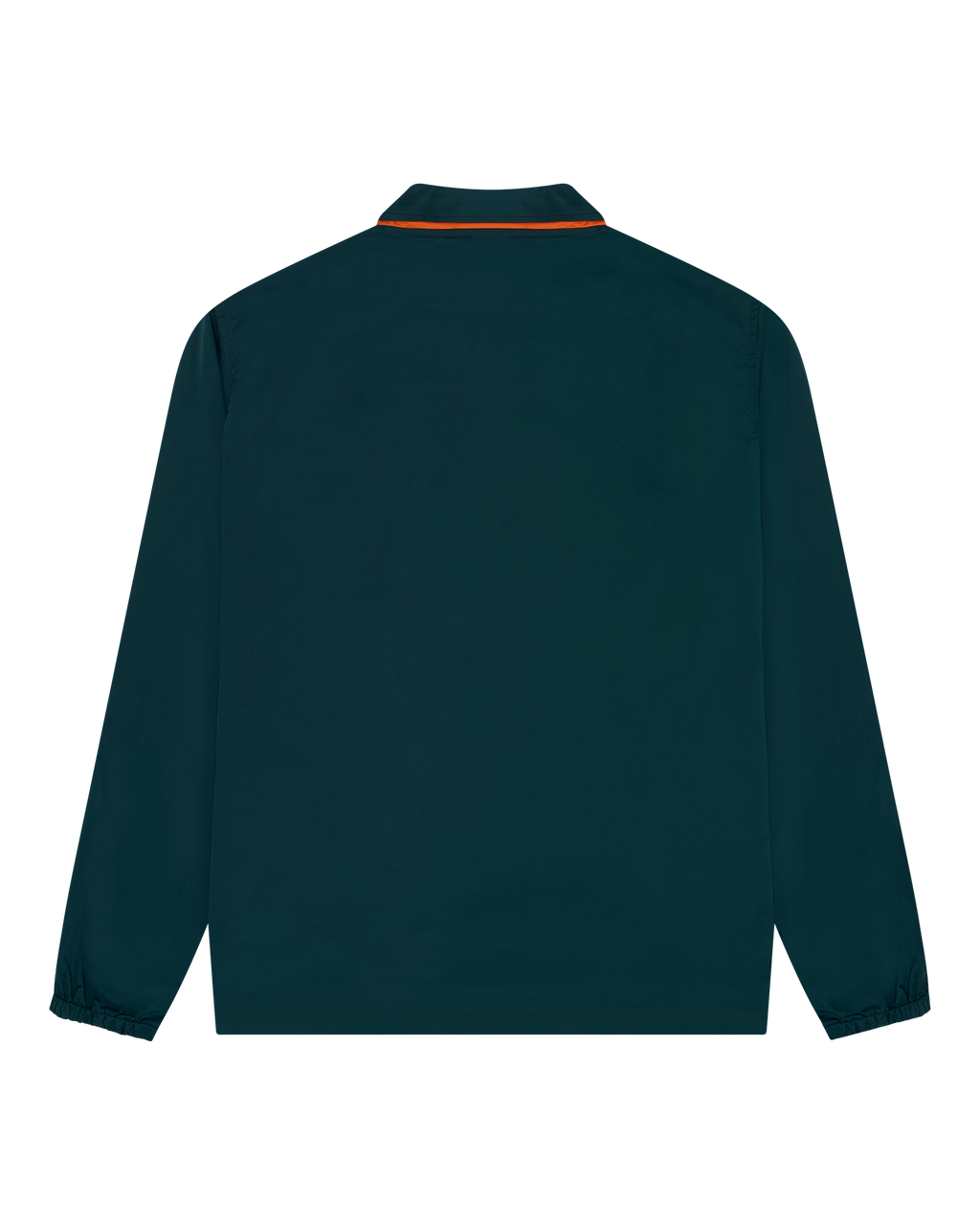 Jägermeister reversible jacket from the back. The green side is visible.