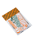 Pack de autocolantes da marca Jagermeister sobre fundo branco