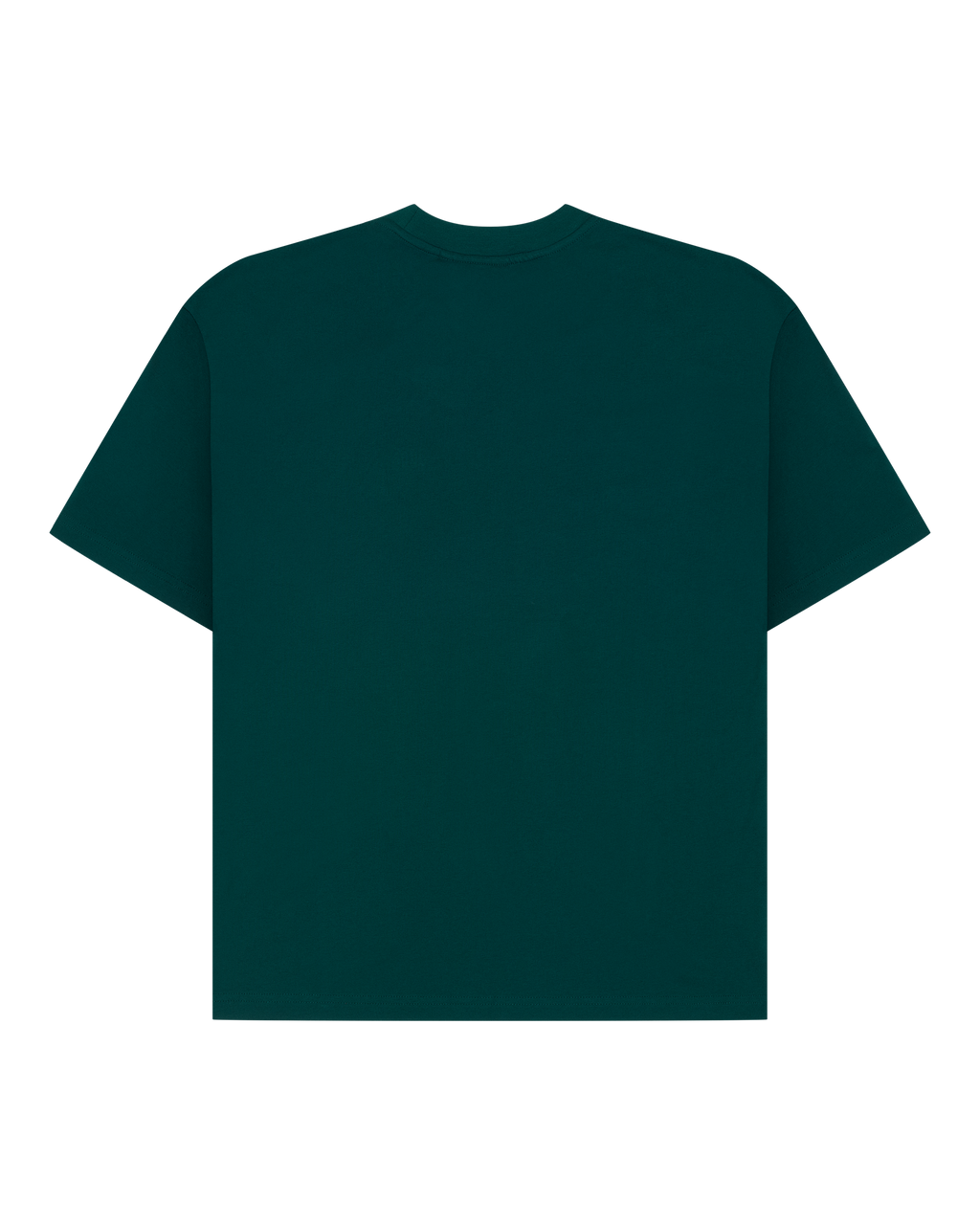 T-shirt verde Jägermeister vista de trás.