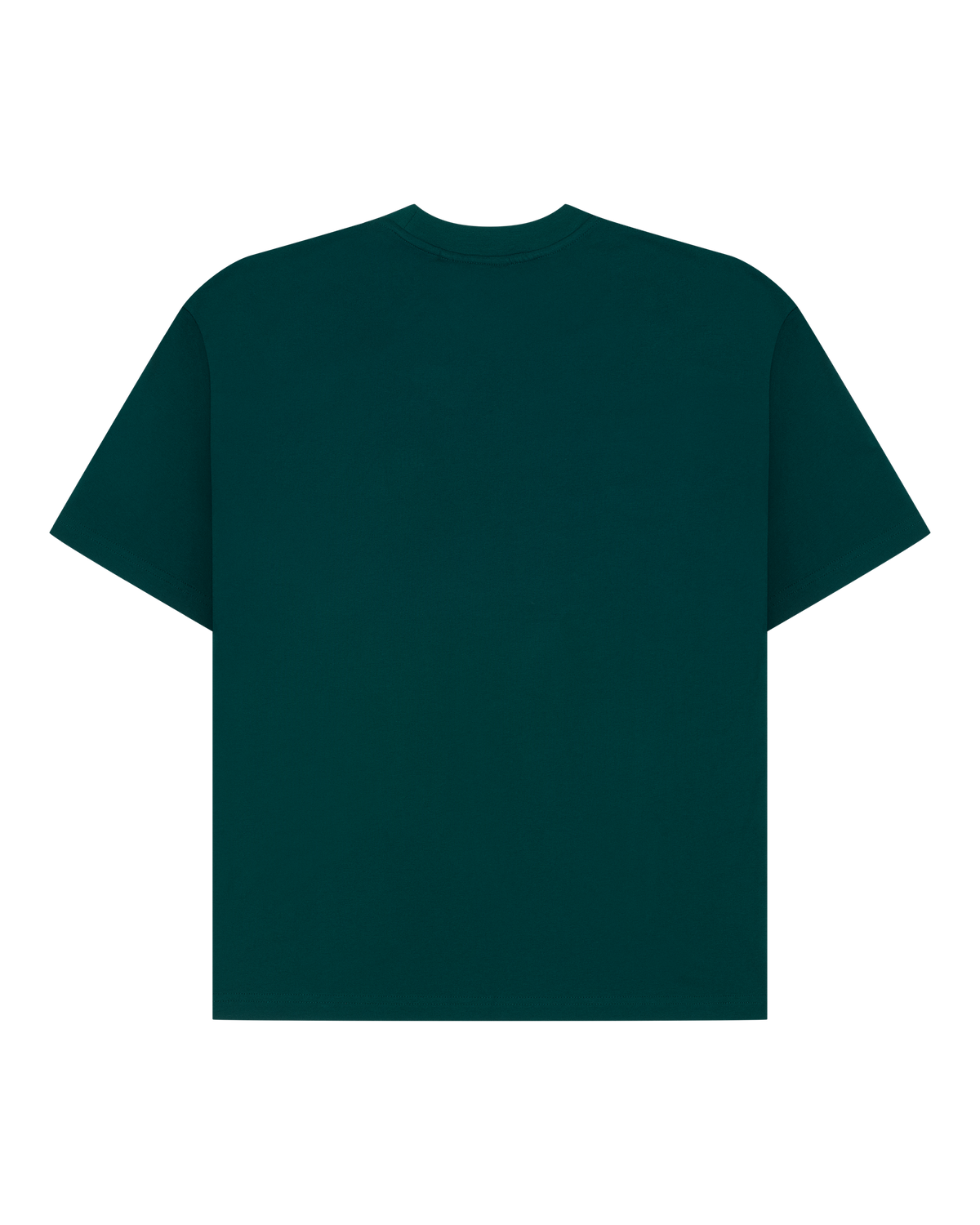 T-shirt verde Jägermeister vista de trás.